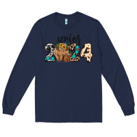 Navy Western Senior 2024 cow Long Sleeve Tee - RanaPortraitStore