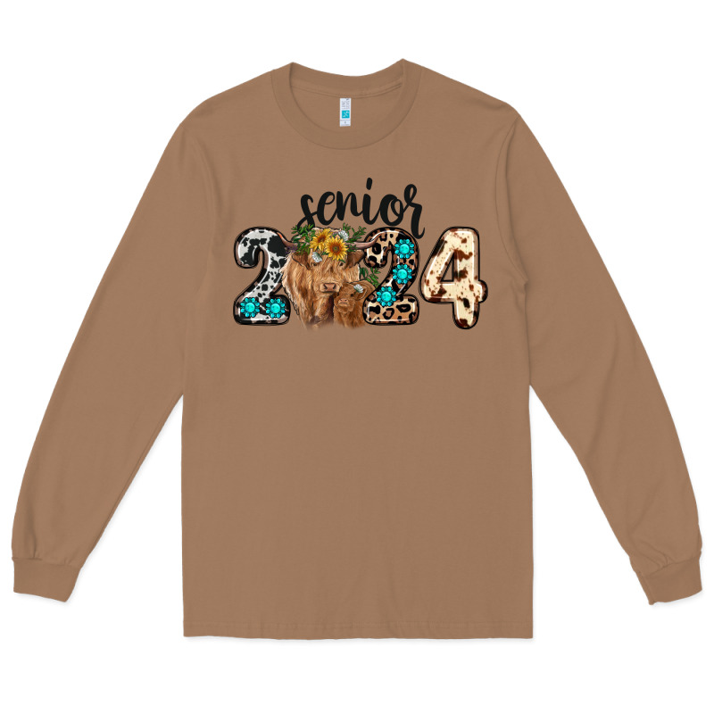 Western Senior 2024 Cow Long Sleeve Tee by RanaPortraitStore | Teevron