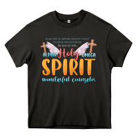 Asphalt holy spirit wonderful counselor Heavy Core Tee - MaliasSmallBusiness