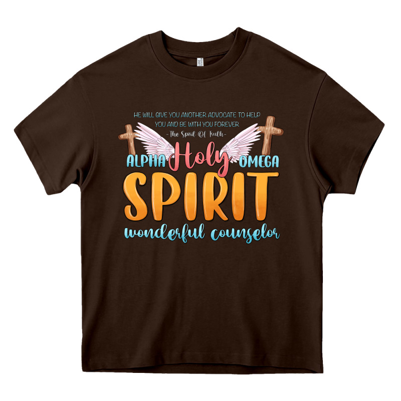 Holy Spirit Wonderful Counselor Heavy Core Tee by MaliasSmallBusiness | Teevron