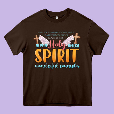 Holy Spirit Wonderful Counselor Heavy Core Tee Designed By Maliassmallbusiness