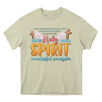 Mossy holy spirit wonderful counselor Heavy Core Tee - MaliasSmallBusiness