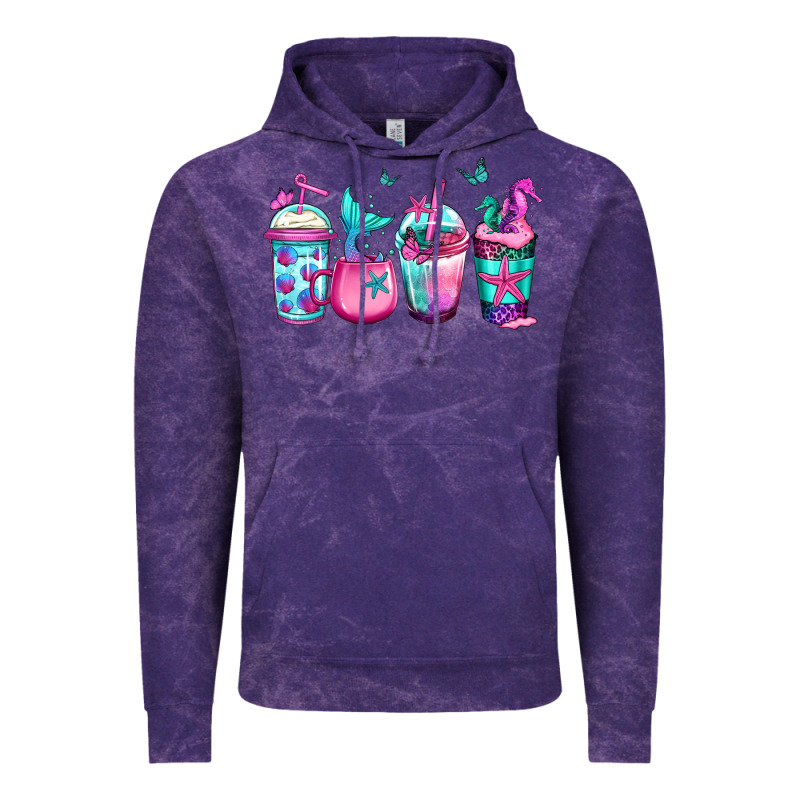 Mermaid Underwater Coffee Vintage Hoodie by Jasminsmagicworld | Teevron