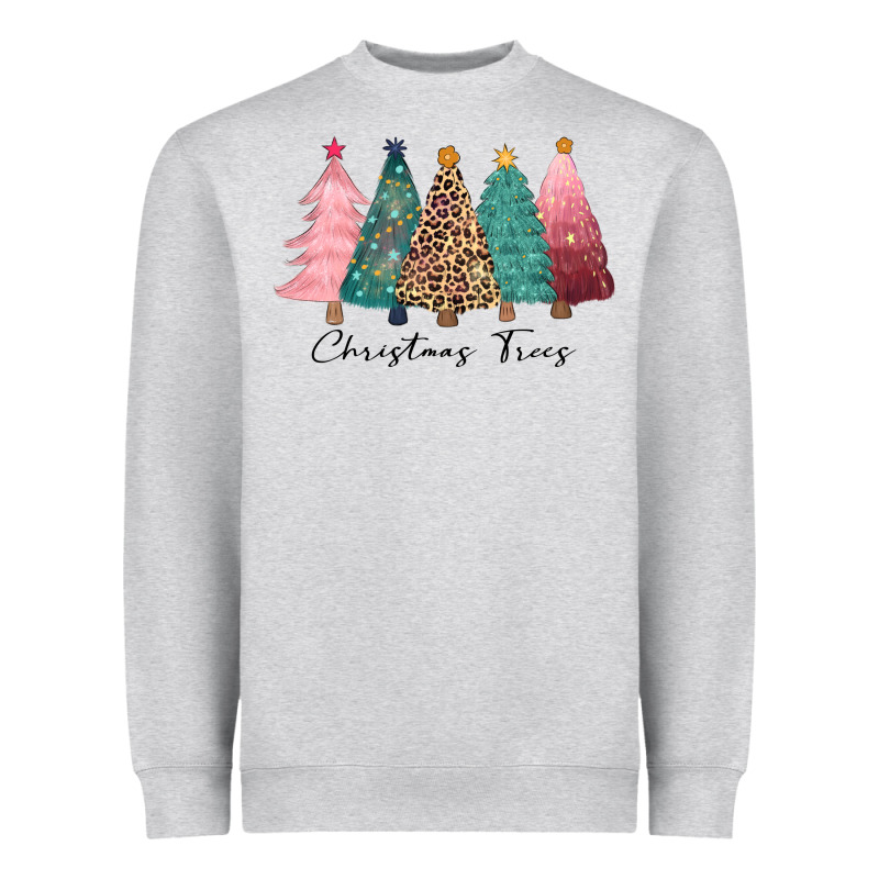 Christmas Trees Heavyweight Sweatshirt by CowGirlArtShop | Teevron