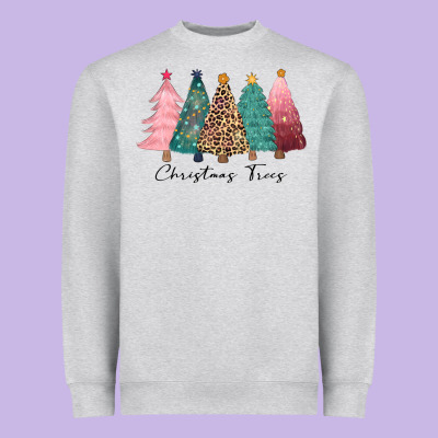 Christmas Trees Heavyweight Sweatshirt Designed By Cowgirlartshop