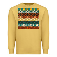 Antique Gold native american aztec seamless pattern 1 Premium Sweatshirt - BundleAndBundleShop