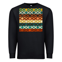 Black native american aztec seamless pattern 1 Premium Sweatshirt - BundleAndBundleShop