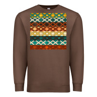 Chestnut native american aztec seamless pattern 1 Premium Sweatshirt - BundleAndBundleShop
