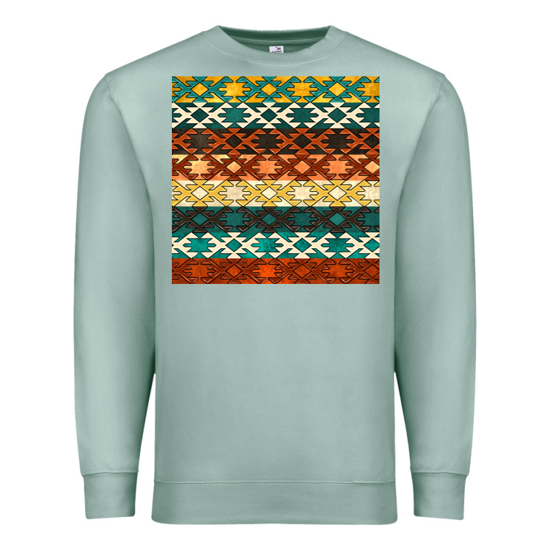 Native American Aztec Seamless Pattern 1 Premium Sweatshirt by BundleAndBundleShop | Teevron