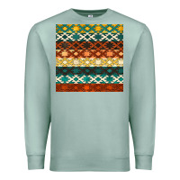 Seafoam native american aztec seamless pattern 1 Premium Sweatshirt - BundleAndBundleShop