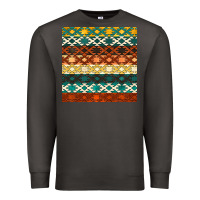 Smoke native american aztec seamless pattern 1 Premium Sweatshirt - BundleAndBundleShop