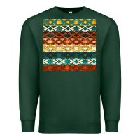 Sports Green native american aztec seamless pattern 1 Premium Sweatshirt - BundleAndBundleShop