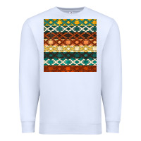 White native american aztec seamless pattern 1 Premium Sweatshirt - BundleAndBundleShop