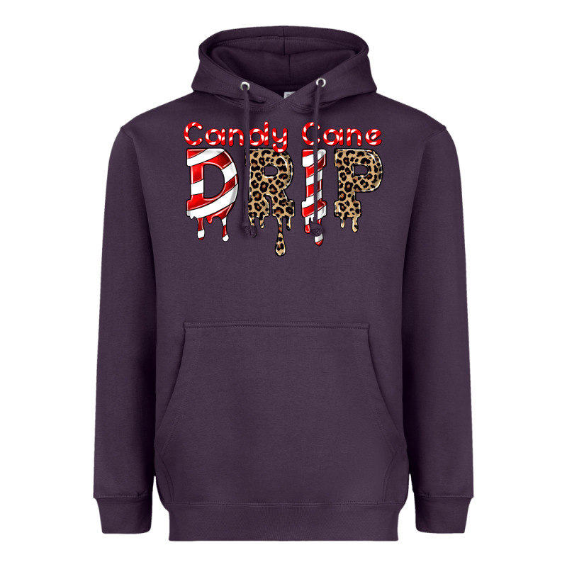 Candy Cane Drip Heavyweight Hoodie by FaDigitalArtStudio | Teevron