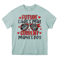 Future Ladies Man Current Mamas Boy Heavy Core Tee | Teevron