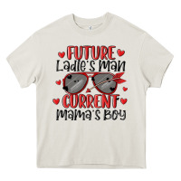 Cream future ladies man current mamas boy Heavy Core Tee - MaliasSmallBusiness