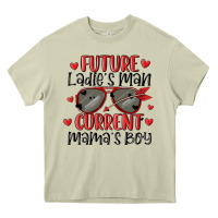 Mossy future ladies man current mamas boy Heavy Core Tee - MaliasSmallBusiness