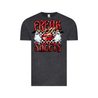 Vintage Black freak in the sheets Vintage Tee - BarkalooDesign