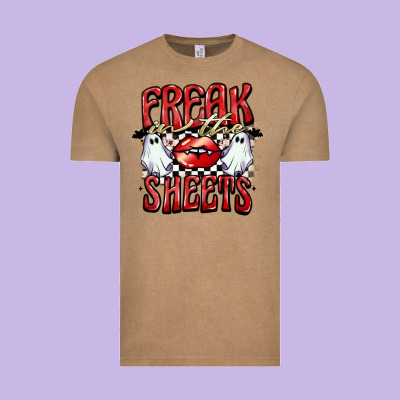 Freak In The Sheets Vintage Tee Designed By Barkaloodesign