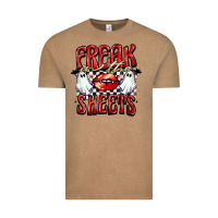 Vintage Coffee freak in the sheets Vintage Tee - BarkalooDesign