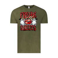 Vintage Olive freak in the sheets Vintage Tee - BarkalooDesign