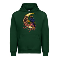 Forest Green stay wild moon cowgirl Urban Hoodie - RacoonDesign