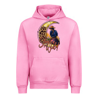 Fuchsia Pink stay wild moon cowgirl Urban Hoodie - RacoonDesign