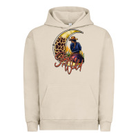 Pigment French Oak stay wild moon cowgirl Urban Hoodie - RacoonDesign