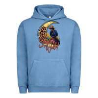 Pigment Pebble Blue stay wild moon cowgirl Urban Hoodie - RacoonDesign