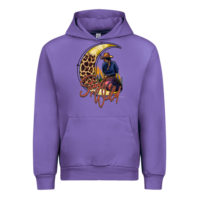 Stay Wild Moon Cowgirl Urban Hoodie by RacoonDesign | Teevron