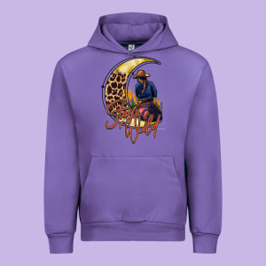 Stay Wild Moon Cowgirl Urban Hoodie Designed By Racoondesign