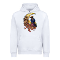 White stay wild moon cowgirl Urban Hoodie - RacoonDesign
