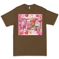 Cacao cafecito y chisme valentine's day Premium Tee - MaliasSmallBusiness