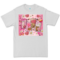 Dove Grey cafecito y chisme valentine's day Premium Tee - MaliasSmallBusiness