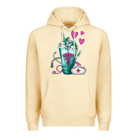 Pina Colada Nurse Frappe Premium Hoodie - FaDigitalArtStudio