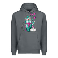 Rock Nurse Frappe Premium Hoodie - FaDigitalArtStudio