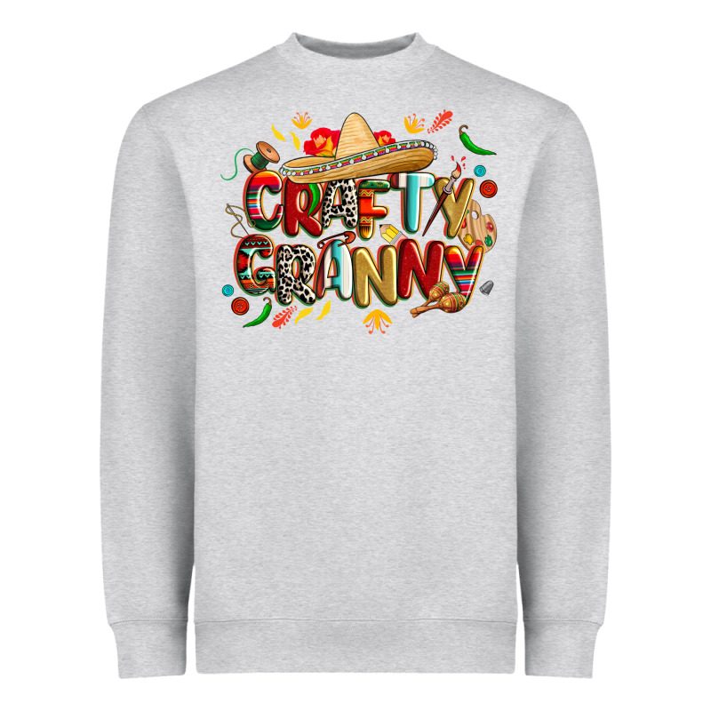 Cinco De Mayo Crafty Granny Heavyweight Sweatshirt by CowGirlArtShop | Teevron