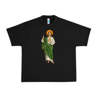 Black san judas Urban Heavy Tee - JahusDesignShop