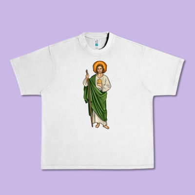 San Judas Urban Heavy Tee Designed By Jahusdesignshop