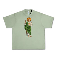 Oil Green san judas Urban Heavy Tee - JahusDesignShop