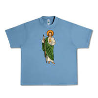Pebble Blue san judas Urban Heavy Tee - JahusDesignShop