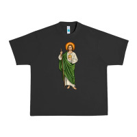 Pigment Black san judas Urban Heavy Tee - JahusDesignShop