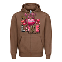 Chestnut Let all that you do be in love Valentine's Day Zipper Hoodie - FaDigitalArtStudio