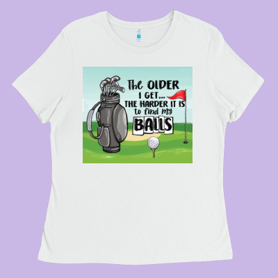 Funny Golf Ladies Tee Designed By Maliassmallbusiness