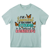 Arona i have survived too many storms to be bothered by raindrops malia Heavy Core Tee - MaliasSmallBusiness