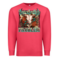 Cardinal Somebody's Problem Bull Skull Premium Sweatshirt - FaDigitalArtStudio