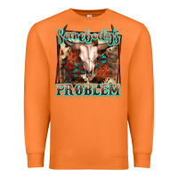 Carrot Somebody's Problem Bull Skull Premium Sweatshirt - FaDigitalArtStudio