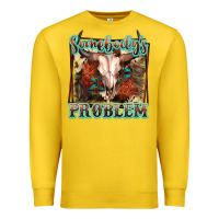 Lemon Somebody's Problem Bull Skull Premium Sweatshirt - FaDigitalArtStudio