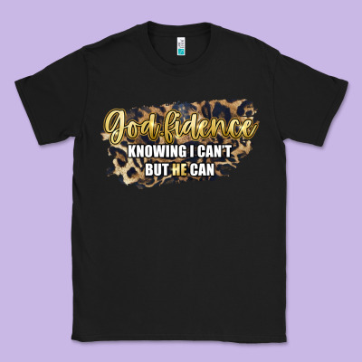 God Fidence Knowing I Can't But He Can Classic Tee Designed By Artiststas