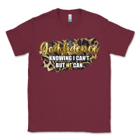 Burgundy god fidence knowing i can't but he can Classic Tee - Artiststas